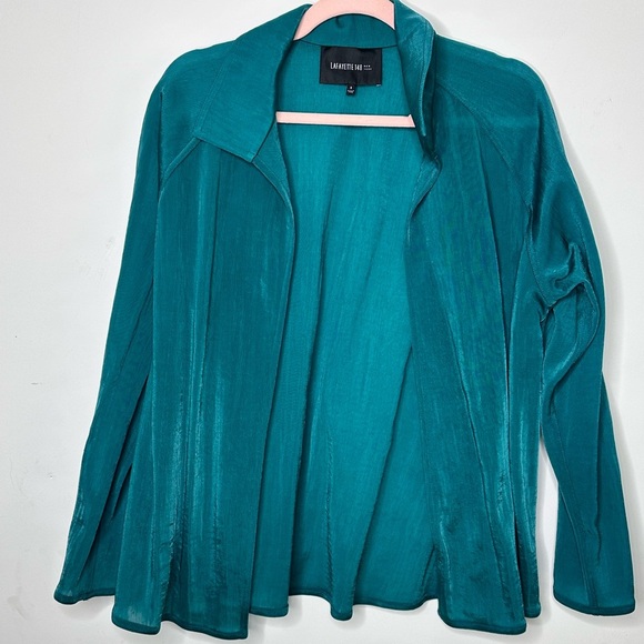 RARE Lafayette 148 New York Turquoise Blazer - Picture 1 of 9